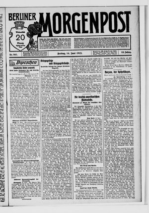 Berliner Morgenpost vom 14.06.1912