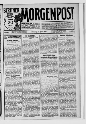Berliner Morgenpost vom 18.06.1912