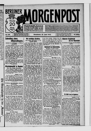 Berliner Morgenpost on Jun 22, 1912
