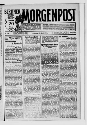 Berliner Morgenpost vom 23.06.1912