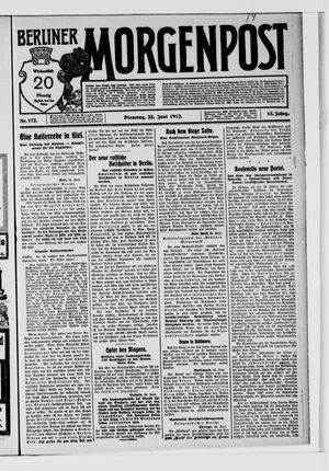 Berliner Morgenpost vom 25.06.1912