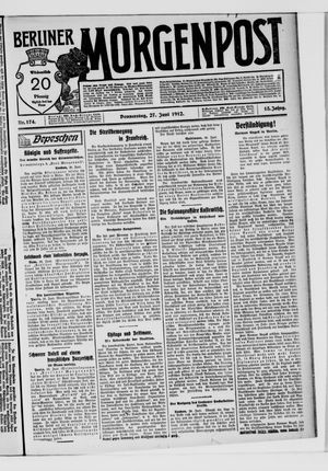 Berliner Morgenpost vom 27.06.1912