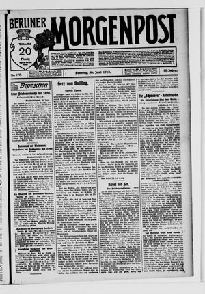 Berliner Morgenpost vom 30.06.1912