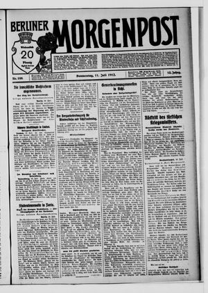 Berliner Morgenpost vom 11.07.1912