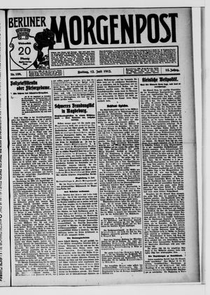 Berliner Morgenpost vom 12.07.1912