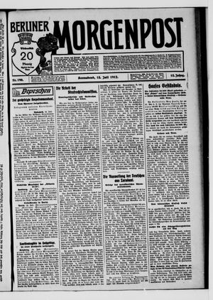 Berliner Morgenpost vom 13.07.1912