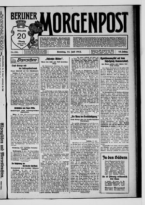 Berliner Morgenpost vom 14.07.1912