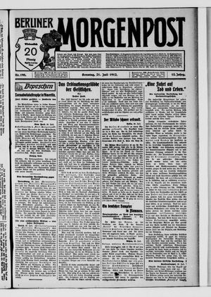 Berliner Morgenpost on Jul 21, 1912