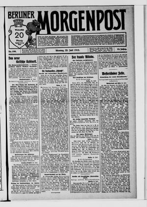 Berliner Morgenpost vom 22.07.1912