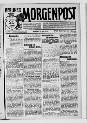 Berliner Morgenpost on Jul 23, 1912