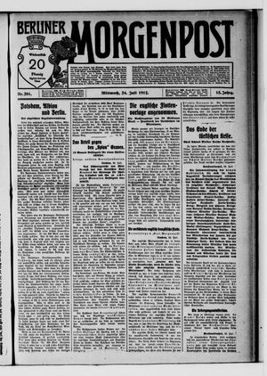 Berliner Morgenpost vom 24.07.1912