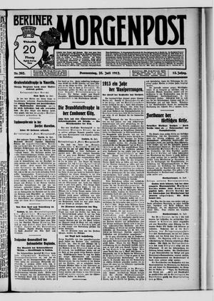 Berliner Morgenpost vom 25.07.1912