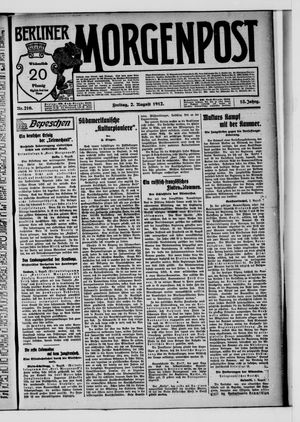 Berliner Morgenpost vom 02.08.1912