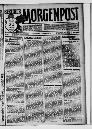 Berliner Morgenpost vom 03.08.1912