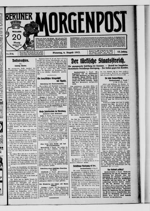 Berliner Morgenpost vom 06.08.1912