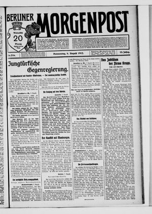 Berliner Morgenpost vom 08.08.1912