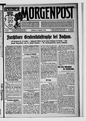 Berliner Morgenpost vom 09.08.1912