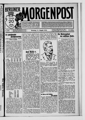 Berliner Morgenpost vom 11.08.1912