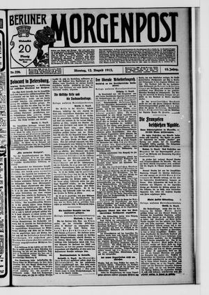 Berliner Morgenpost vom 12.08.1912