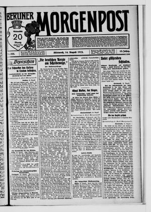 Berliner Morgenpost vom 14.08.1912
