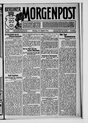 Berliner Morgenpost vom 19.08.1912