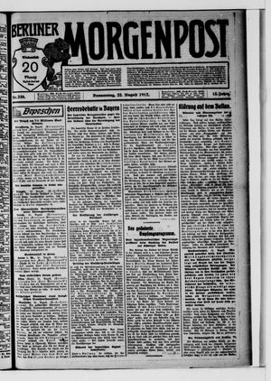 Berliner Morgenpost on Aug 22, 1912