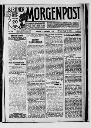 Berliner Morgenpost vom 01.09.1912