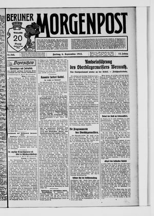 Berliner Morgenpost vom 06.09.1912
