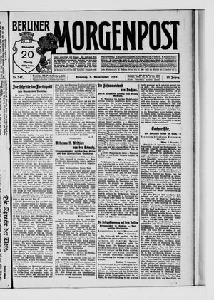 Berliner Morgenpost vom 08.09.1912
