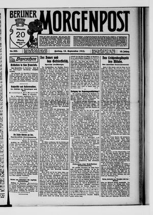 Berliner Morgenpost vom 13.09.1912
