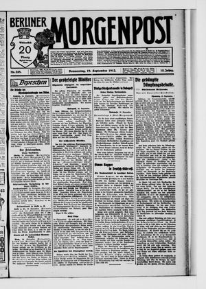 Berliner Morgenpost vom 19.09.1912