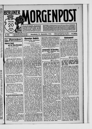 Berliner Morgenpost vom 21.09.1912
