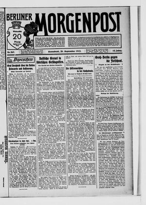 Berliner Morgenpost vom 28.09.1912