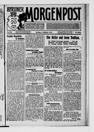 Berliner Morgenpost vom 04.10.1912