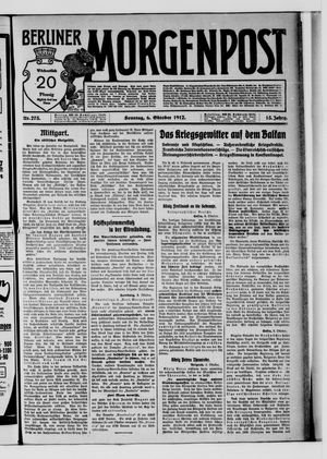 Berliner Morgenpost vom 06.10.1912