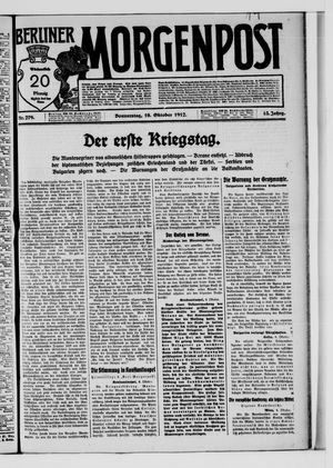 Berliner Morgenpost vom 10.10.1912