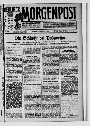 Berliner Morgenpost vom 11.10.1912
