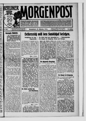 Berliner Morgenpost on Oct 12, 1912