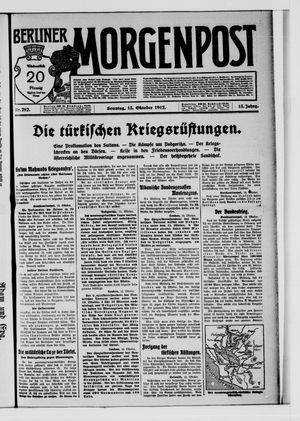 Berliner Morgenpost vom 13.10.1912