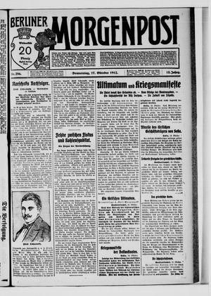 Berliner Morgenpost vom 17.10.1912