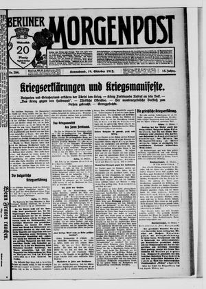 Berliner Morgenpost vom 19.10.1912