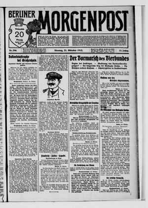 Berliner Morgenpost on Oct 21, 1912