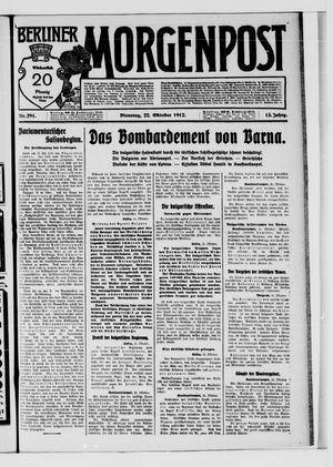 Berliner Morgenpost vom 22.10.1912
