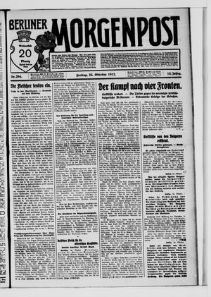 Berliner Morgenpost vom 25.10.1912
