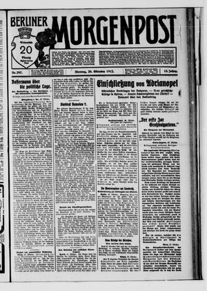 Berliner Morgenpost vom 28.10.1912
