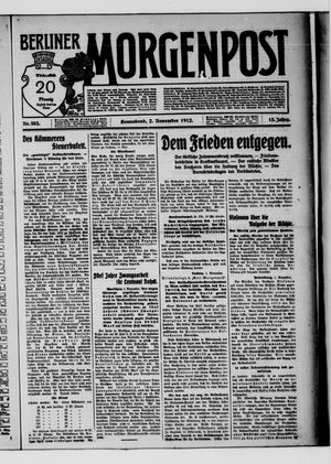 Berliner Morgenpost vom 02.11.1912