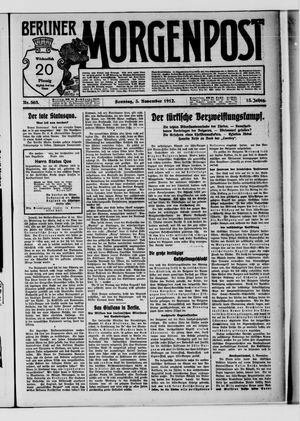 Berliner Morgenpost vom 03.11.1912