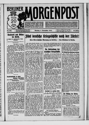 Berliner Morgenpost on Nov 4, 1912