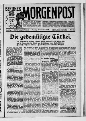 Berliner Morgenpost vom 05.11.1912