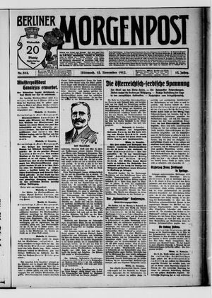 Berliner Morgenpost vom 13.11.1912
